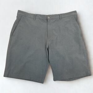Callaway Men's Gray Flat Front Golf Shorts Waist 38